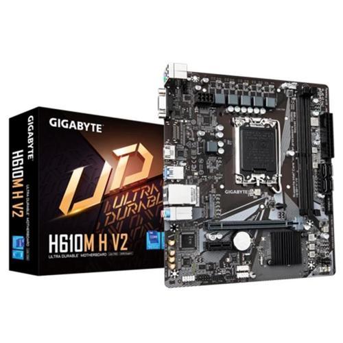 Gıgabyte H610m-h-v2 Ddr5 5600mhz 1xvga 1xhdmı 1xm.2 Usb 3.2 Matx 1700p (12. / 13. Ve 14. Nesil İşlem