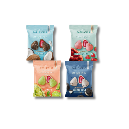 Karışık Limited Edition Çilek Draje, 50G x 4 Adet