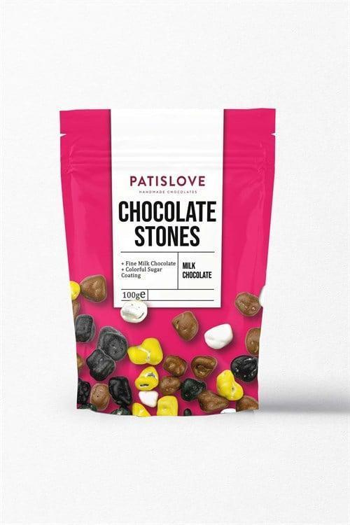 Patislove Renkli Çakıl Taşı Draje, 100G