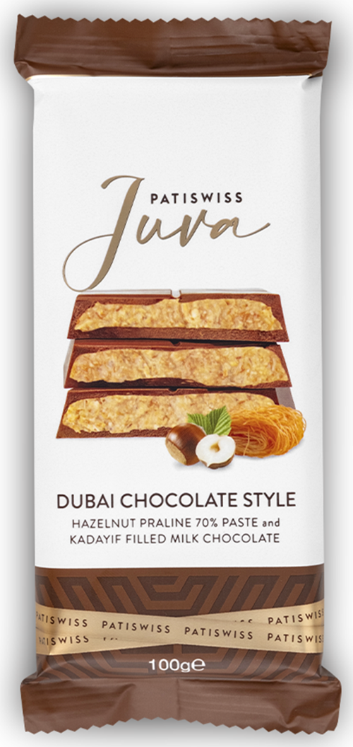 Juva Fındıklı ve Kadayıflı Dubai Çikolatası, 100G