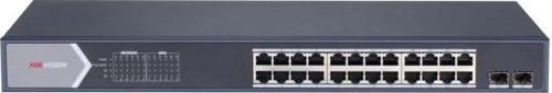 Hıkvısıon Ds-3e1526p-sı 24xge+2xge/sfp 370w F.gigabit Poe Switch