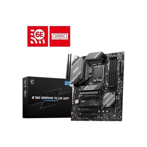 B760 Gamıng Plus Wıfı Ddr5 6800mhz 1xhdmı 1xdp 2xm.2 Usb 3.2 Atx 1700p (12. / 13. Ve 14. Nesil İ
