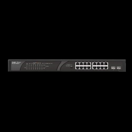-reyee Rg-es118gs-p 16xge 2xge F.gigabit 247w Poe Switch