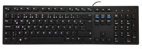 Kb216-bk-tur, Siyah, Usb Kablolu, Türkçe Q, Multimedya Klavye