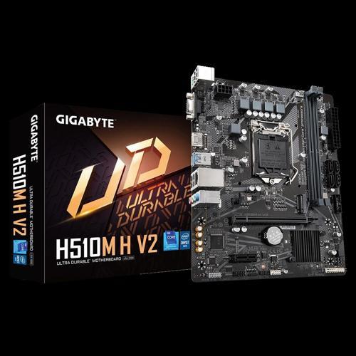 Gıgabyte H510m H V2, Rev.1.0, 3200mhz, 2xddr4, M.2, D-sub, Hdmı, 10-11.nesil, Lga1200 Soket, Anakart