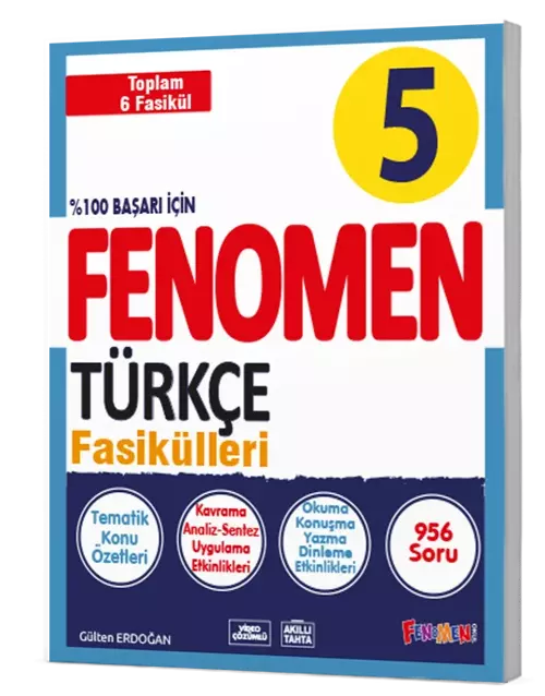 Fenomen 5. Sınıf Türkçe Fasikülleri Seti Fenomen Yayınları