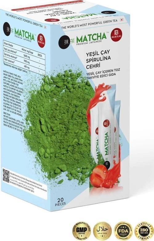 Matcha (Maça) Çayı Premium 20 Poşet