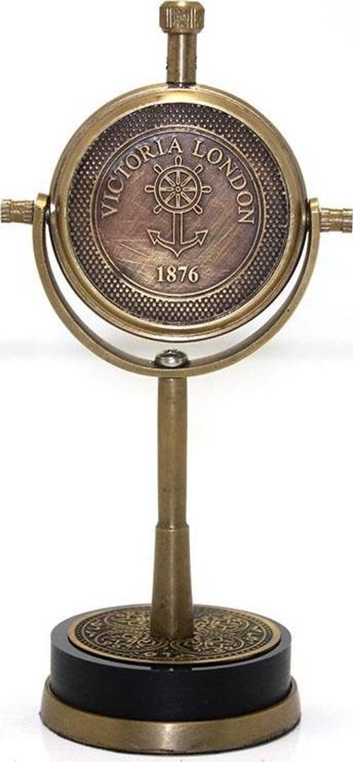 Masa Üstü Pirinç Saat Model 4