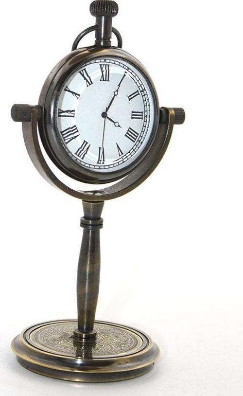 Masa Üstü Pirinç Saat Model 1