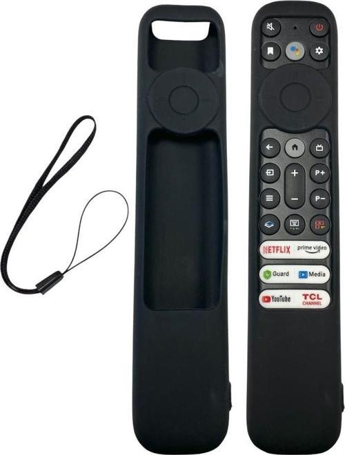 TLC Android LED TV Kumanda Uyumlu Silikon Koruma Kılıfı - Siyah