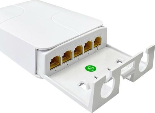 NVC-EBT14GW-A 10/100/1000Mbps 1/4 Dış Ortam Gigabit POE Repeater