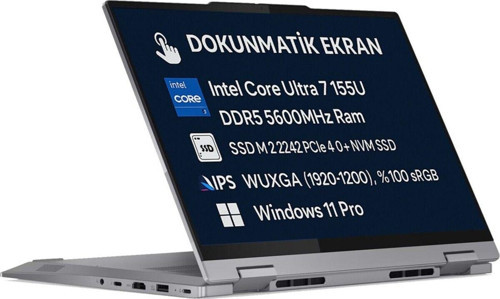 Thinkbook 14 2-In-1 G4 Core Ultra 7 155U 48Gb 512Gb Ssd 14" Wuxga 1920X1200 Ips W11 Pro 21Mx002Vtr
