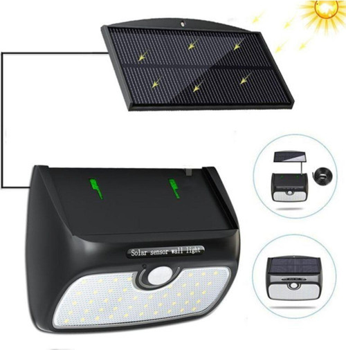 Hareket Sensörlü Güneş Paneli Ayrıla Bilir Teknolojik Lamba - Akıllı Solar Lamba