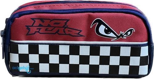 No Fear Çift Bölme Kalem Çantası 03622