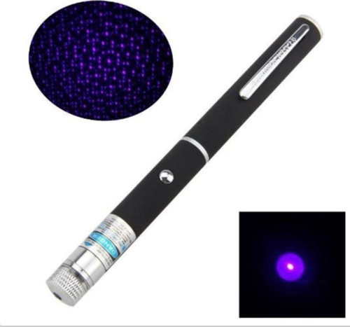 Led Lazer Uv Mor Işın Lazer Pointer Kalem 405Nm Profesyonel Güçlü