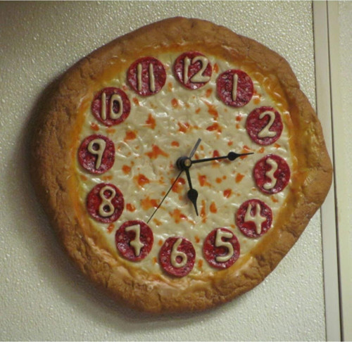 Pizza Duvar Saati
