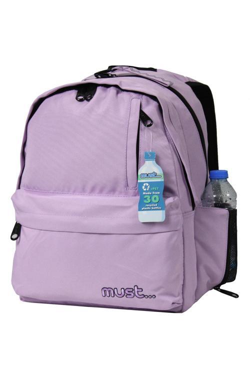 584181 Light Purple Çift Cepli İlkokul Sırt Çantası-Lila