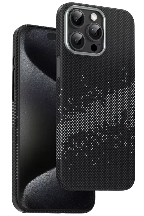 iPhone15 Pro Max Kevlar Manyetik Şarj Uyumlu Kılıf