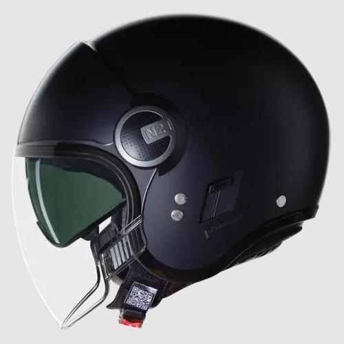 N21 VISOR 06 CLASSICO 302 CAMLI YARIM KASK MAT SİYAH