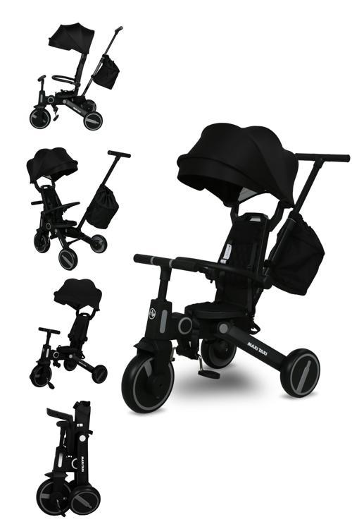 Trike Plus F5 Ebeveyn Kontrollü Çift Yönlü Katlanabilir Bisiklet Mavi