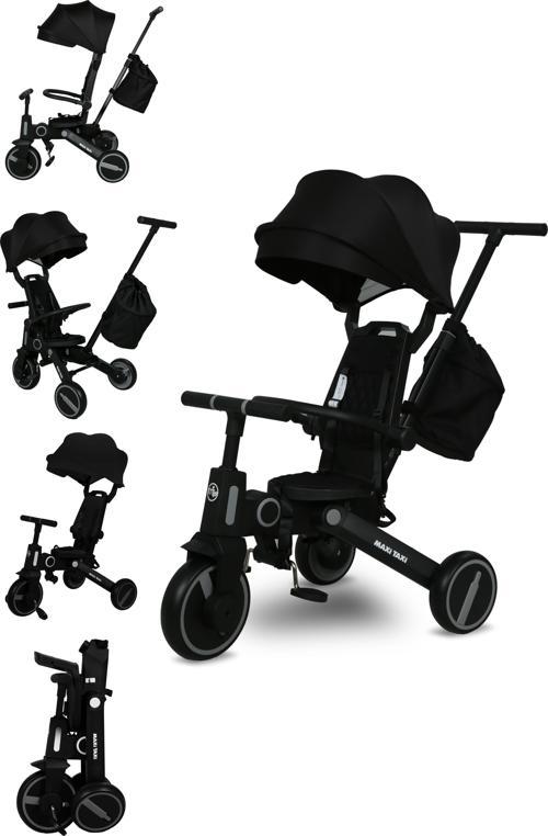 Trike Plus F5 Ebeveyn Kontrollü Çift Yönlü Katlanabilir Bisiklet Mavi