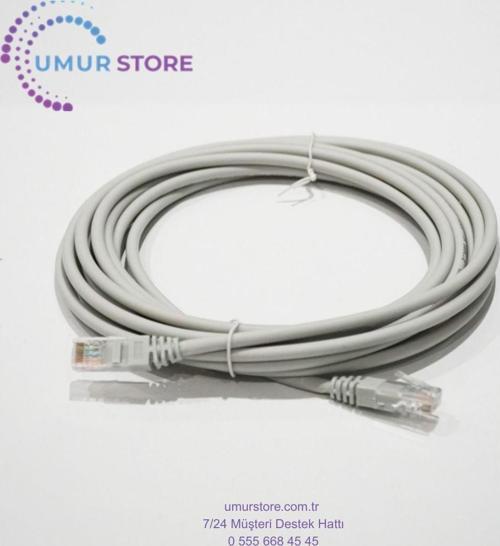 Bakır Patch Kablo Utp CAT5E 5 mt Lszh Gray