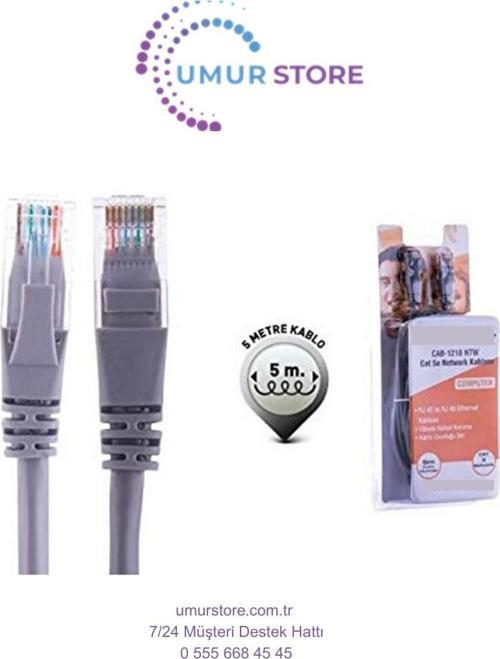 Cat 5e Network Kablosu 5 Metre