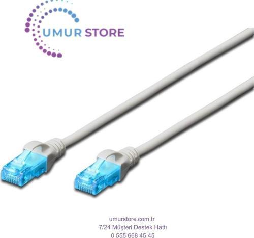 Cat. 5e Patch Kablo, U/utp, 15 Metre, Awg 26, Gri Renk