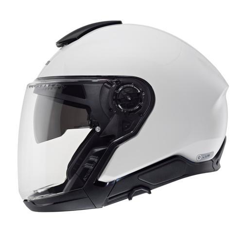 J2 Glossy White Kask