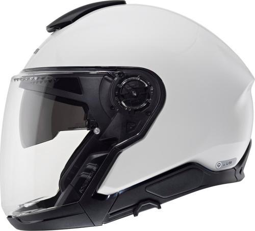 J2 Glossy White Kask