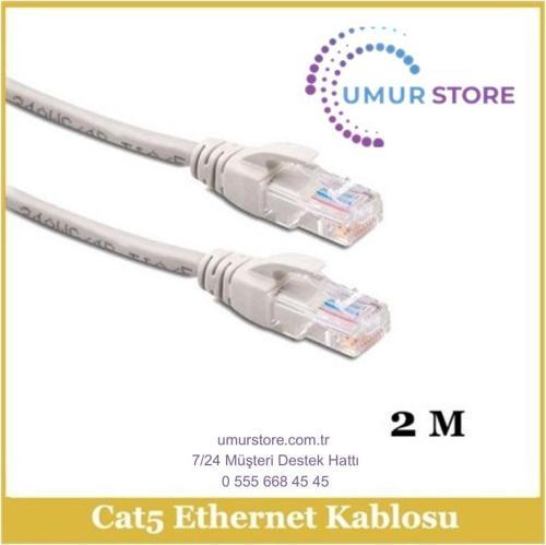 Cat5e Network Cable Od:5.2 7/0.16 Cu*8C - 2M