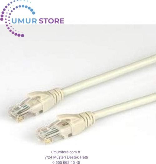 CAT5E RJ45 Ethernet Patch Internet Modem Kablosu 50CM, Beyaz