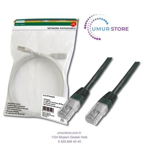 Cat-5e Utp Patch Kablosu, 5 Metre, Awg 26/7, Siyah Renk, 3p Sertifikalı