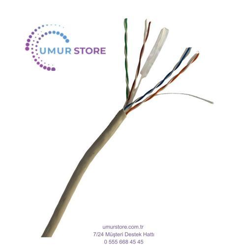 CAT5E(UTB)4X2X24 Awg 0.52TAM Bakır Kablo 1 Top 200 Metre