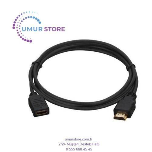 Hd Dişi Erkek Ara Kablo HDMI To HDMI 30CM Kısa HDMI Kablo Altın Uçlu Full Hd 3D LCD LED Ps3 Uydu Rec