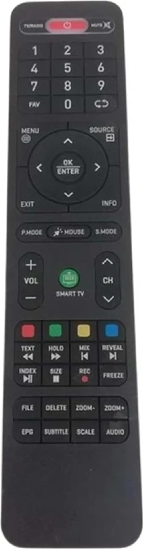 HRL9310 LCD Kumanda Onvo Yeşil Tuşlu