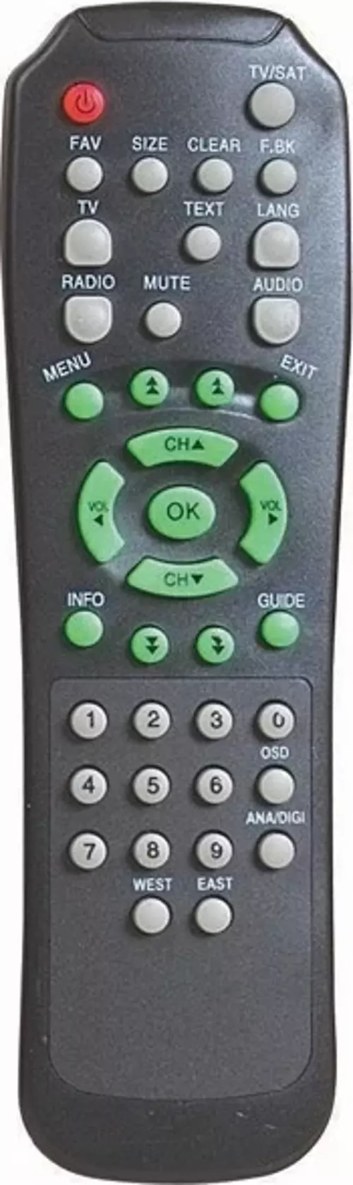 Uydu Alıcı Kumandası 1850