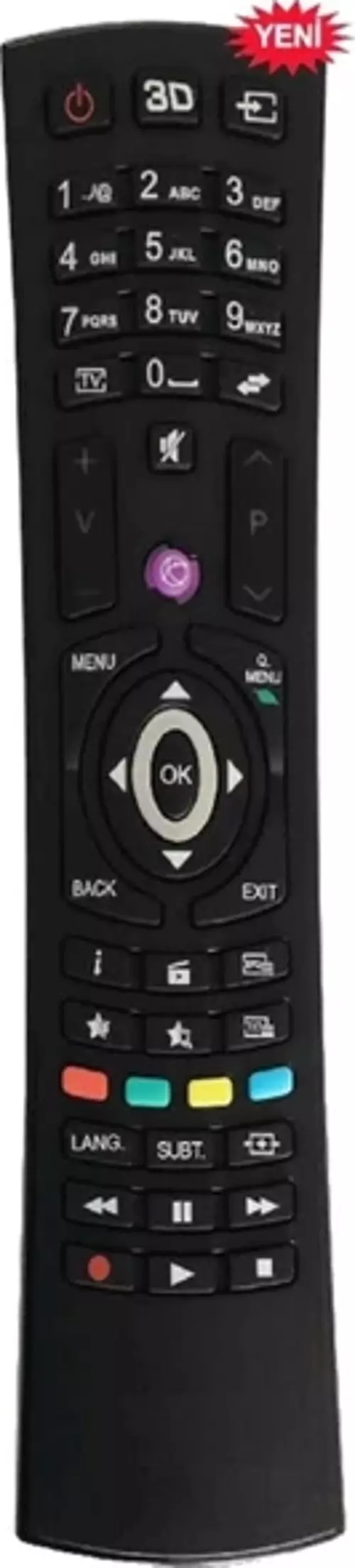 Vestel LED Tv Uyumlu 3D Kumanda HRL1119 1 Herz Vestel LED Tv Uyumlu 3D Kumanda HRL1119