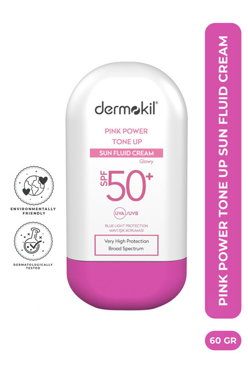 Pink Tone-Up Fluid Sun Cream SPF 50 Pembe Ton Eşitleyici Fluid Güneş Koruyucu 60 g