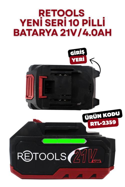 KIRMIZI YENİ NESİL BATARYA 21V/4.0AH