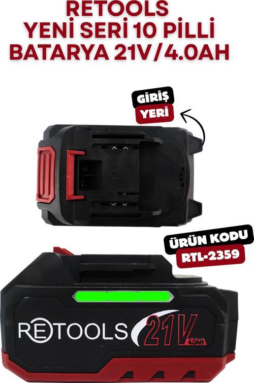 KIRMIZI YENİ NESİL BATARYA 21V/4.0AH