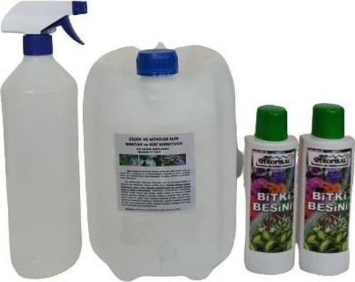  Çiçek ve Bitkiler için Mantar ve Küf Koruyucu 5000 ml + 2 Adet Bitki Besini Hediyeli