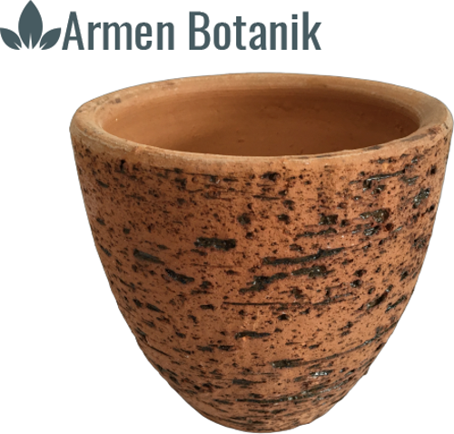 Antik Görünümlü Toprak Saksı 12x12 cm