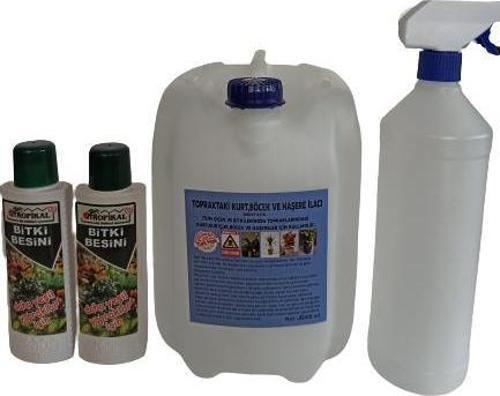 Çiçek ve Bitki İlacı 5000 ml (Topraktaki Haşereler İçin) + 2 Adet Bitki Besini Hediyeli