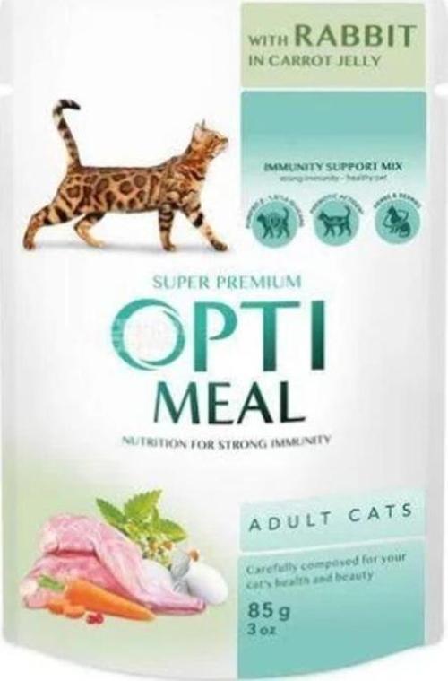 Havuç Jöleli Tavşanlı Kedi Konservesi 85 Gr