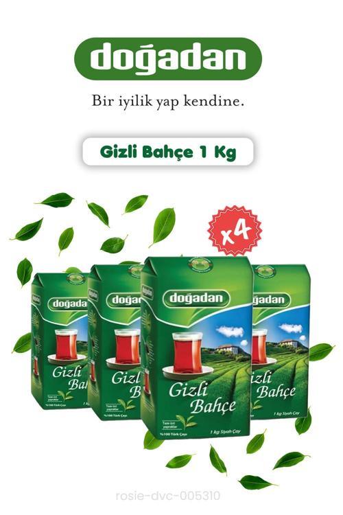 4 adet Dökme Çay Gizli Bahçe 1 Kg ve Rosie