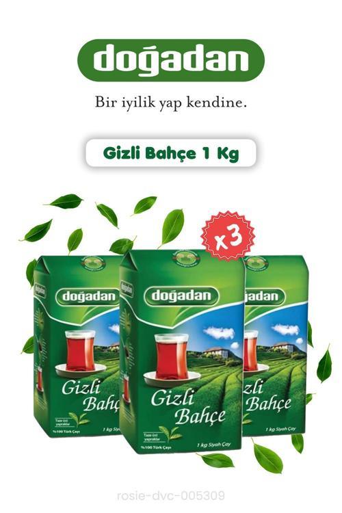 Dökme Çay 3'lü Gizli Bahçe 1 Kg ve Rosie