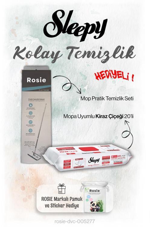 20'li Kiraz Çiçeği Mopa uyumlu ve Mop Seti, Rosie Hediyeli