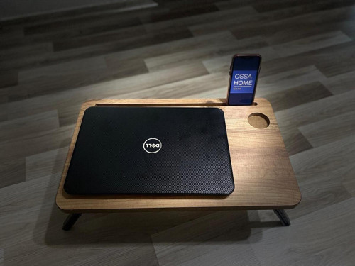 Telefon,Tablet,Bardak Tutacaklı Leptop,Notebook Ve Ders Çalışma Masası Katlanır Ayaklı