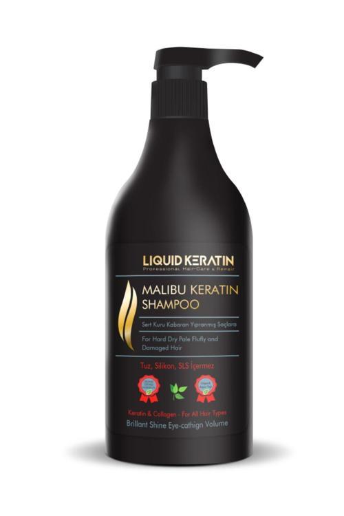 Kuru Mat Sert Saçlara Malibu Keratin Şampuanı (500ML) Tuzsuz Sulfatsız